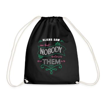Drôles de dictons 51 Idée de cadeau d’anniversaire Alien Pun - Sac de sport léger - noir - Devant