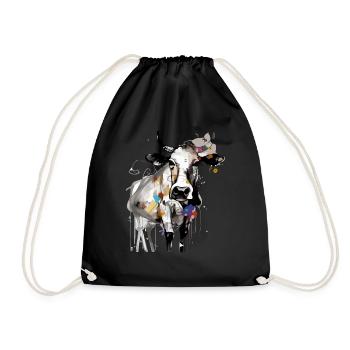 Book la vache - Sac de sport léger - noir - Devant