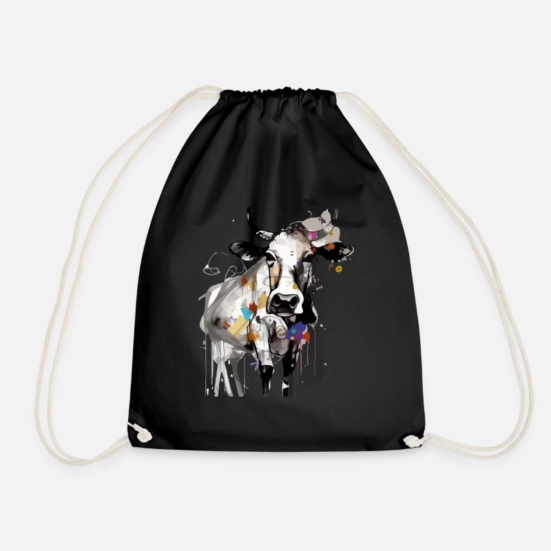 Book la vache - Sac de sport léger - noir