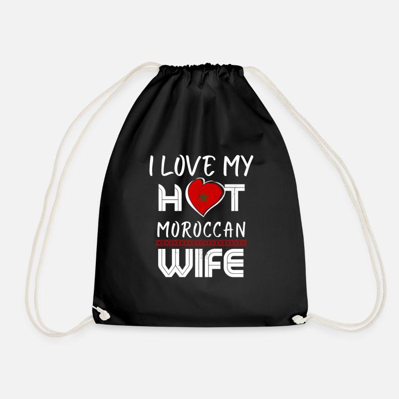 C’est drôle que j’aime mon mari marocain chaud - Sac de sport léger - noir