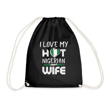 C’est drôle que j’aime mon mari nigérian chaud - Sac de sport léger - noir - Devant