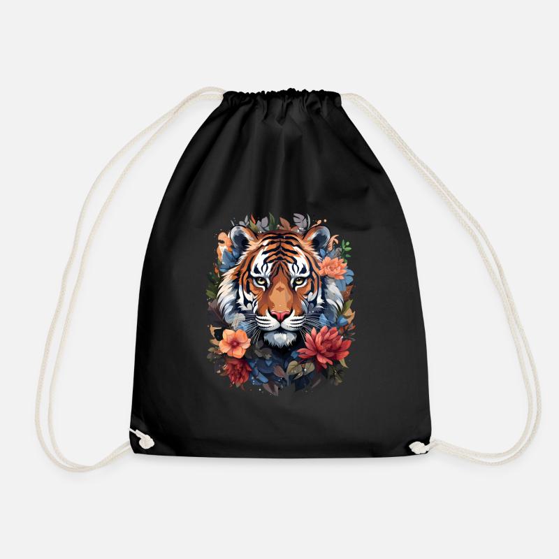 Tiger - Turnbeutel - Schwarz