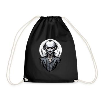A Smiling Vampire 8 - Drawstring Bag - black - Front