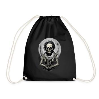 portrait d une momie 8 - Sac de sport léger - noir - Devant