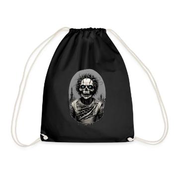 portrait d une momie 10 - Sac de sport léger - noir - Devant