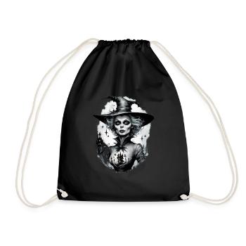sorcière classique 4 - Sac de sport léger - noir - Devant