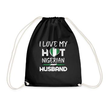 Mari Nigérian Femme Fière - Sac de sport léger - noir - Devant