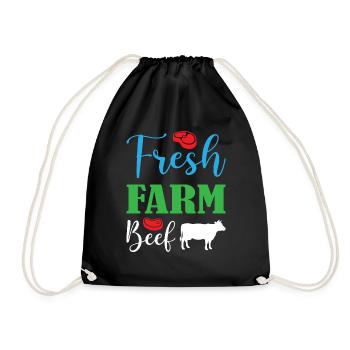 Fresh Farm Beef - Turnbeutel - Schwarz - Vorne