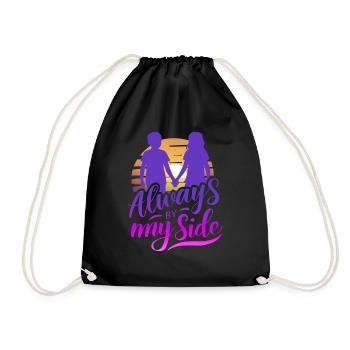 Vacation early summer late summer summer holiday holiday sea - Drawstring Bag - black - Front
