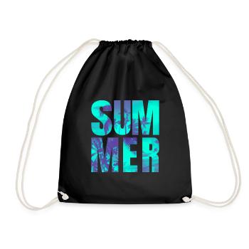 Sommer Sommer - Turnbeutel - Schwarz - Vorne