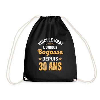 Le vrai l unique bogosse depuis 30 ans - Sac de sport léger - noir - Devant