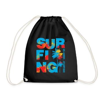 010s SURFING - Sac de sport léger - noir - Devant