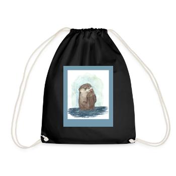 240328 Loutre 2 - Sac de sport léger - noir - Devant