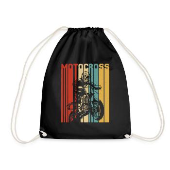 Motocross MX Supercross Enduro Dirt Bike - Sac de sport léger - noir - Devant
