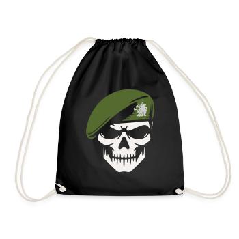 Army - Drawstring Bag - black - Front