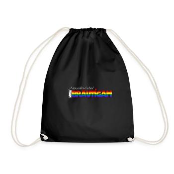 TEAM:BRÄUTIGAM (Pride-Version) - Turnbeutel - Schwarz - Vorne