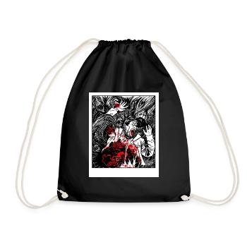 horreur 1 - Sac de sport léger - noir - Devant