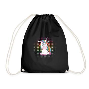 doux Unicorn - Sac de sport léger - noir - Devant