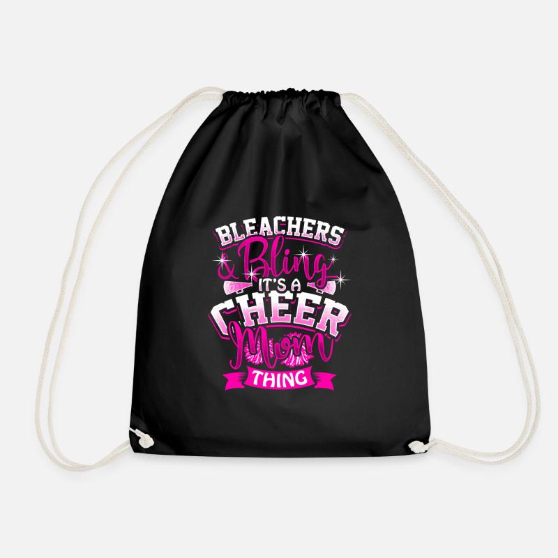 Cheerleader Mutter Mom Geschenk - Turnbeutel - Schwarz