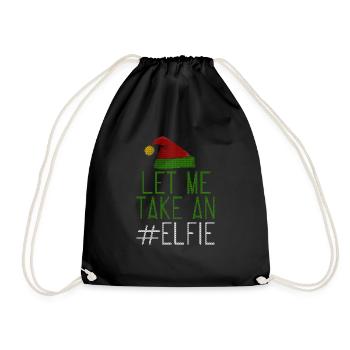 Let Me Take On Elfie laid style - Sac de sport léger - noir - Devant