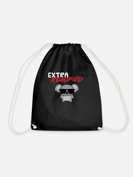Koala - T-Shirt - Sonnenbrille - Extra - Turnbeutel - Schwarz