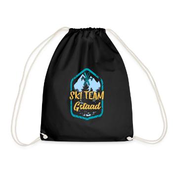 Skiteam Gstaad Ski Team Cadeau - Sac de sport léger - noir - Devant