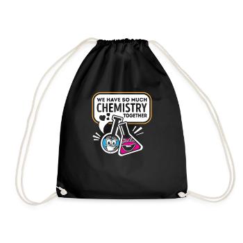 Nous avons tellement de chimie ensemble la Saint-Valentin - Sac de sport léger - noir - Devant