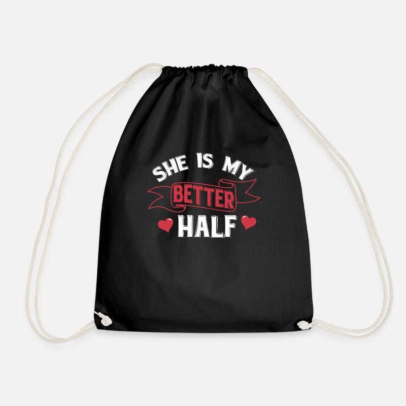 Elle est ma meilleure moitié - Sac de sport léger - noir