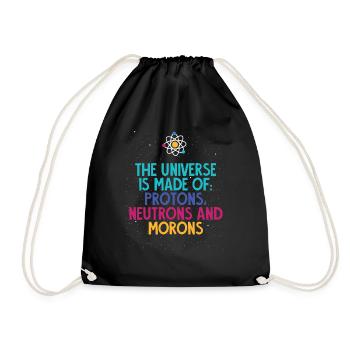 Nerd - Geek - sarcasme - Cadeau - Drôle - Cool - Sac de sport léger - noir - Devant