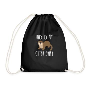 This Is My Otter shirt drôle de cadeau Otter - Sac de sport léger - noir - Devant