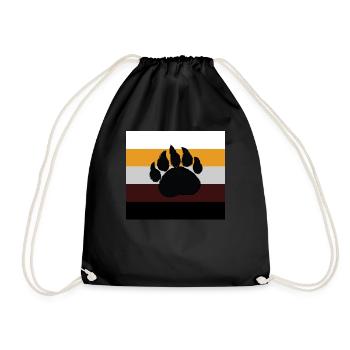 Bear Brotherhood - Gay Pride - LGBT Gift - Drawstring Bag - black - Front