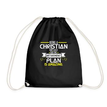 LE PLAN DE RETRAITES - RETRAITES - CHRISTIAN - Sac de sport léger - noir - Devant