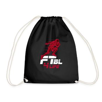 Football américain Touchdown anniversaire cadeau - Sac de sport léger - noir - Devant