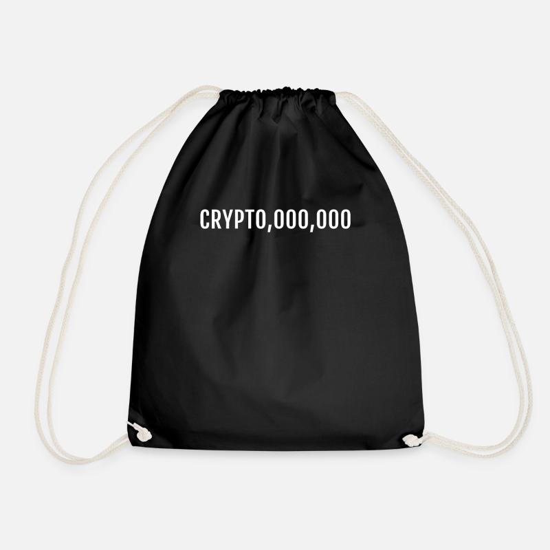 ★ Cryptonaire ★, Bitcoin, Crypto-T-Shirt - Turnbeutel - Schwarz