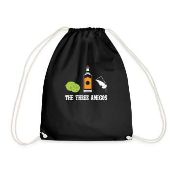 Les Trois Amigos Tequila Lime Sel Cinco De Mayo - Sac de sport léger - noir - Devant