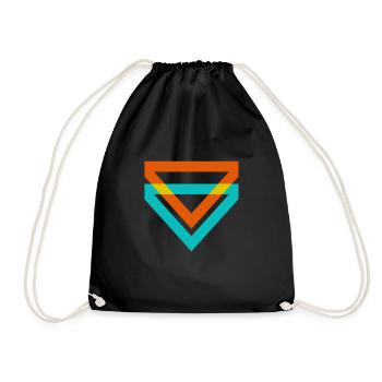 Triangle Triangles sont une sorte d'illusion - Sac de sport léger - noir - Devant