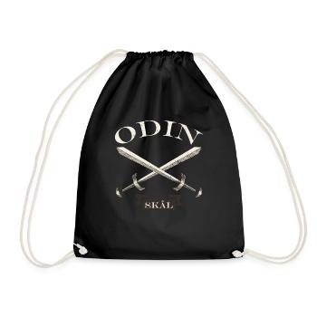 Wikinger skal Odin T-shirt - Turnbeutel - Schwarz - Vorne