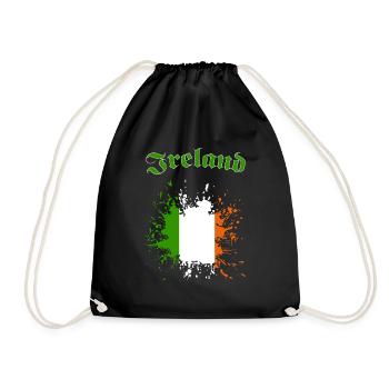 Ireland - Turnbeutel - Schwarz - Vorne