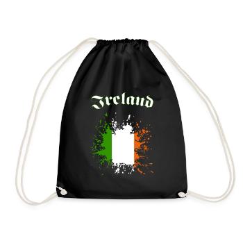 Ireland Splash - Turnbeutel - Schwarz - Vorne
