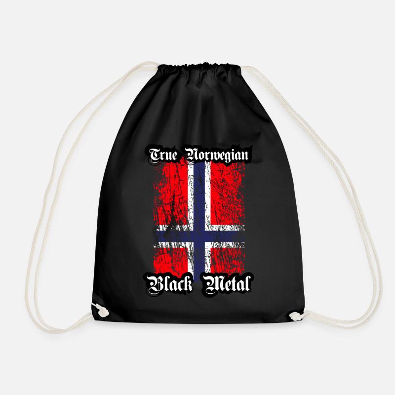 Trve/ True Norwegian Black Metal - Turnbeutel - Schwarz