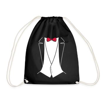 TUXEDO - SUIT SHIRT - Sac de sport léger - noir - Devant