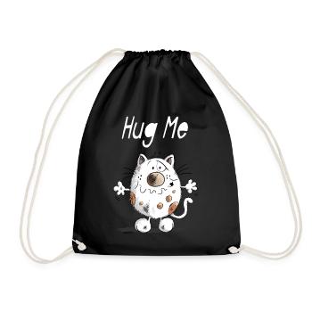 Hug Me Chat - Sac de sport léger - noir - Devant