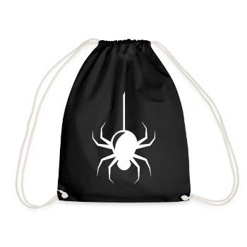 Spinne - Turnbeutel - Schwarz - Vorne