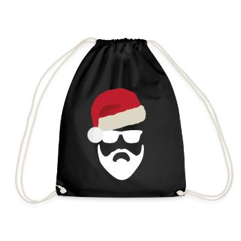 Nikolaus Bart Lunettes de soleil | Noël, Cadeau - Sac de sport léger - noir - Devant