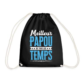 Meilleur Papou de tous les temps ! - Sac de sport léger - noir - Devant