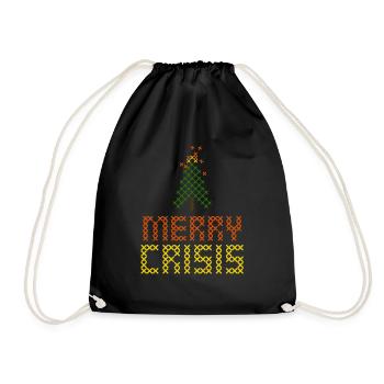 Merry Crisis - Der Baum brennt - Turnbeutel - Schwarz - Vorne