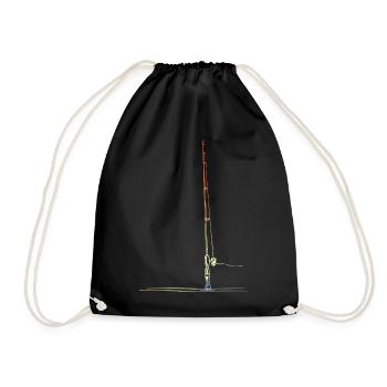 Angel Sketch Vintage Look - Drawstring Bag - black - Front