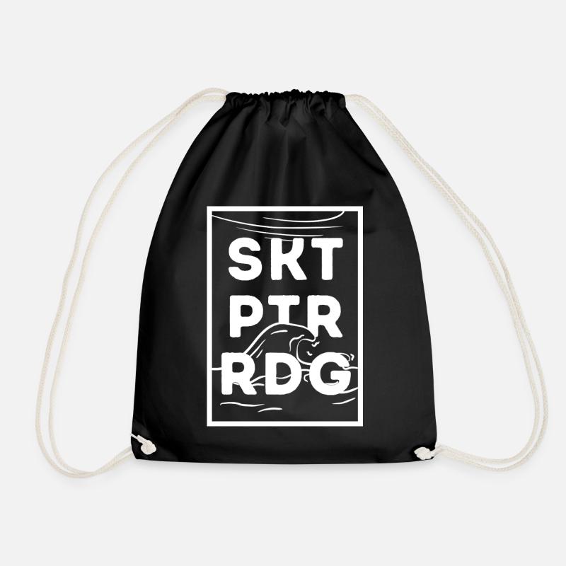 St.Peter-Ording - Drawstring Bag - black