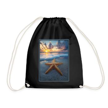 Étoile de mer Étoile de mer - Sac de sport léger - noir - Devant