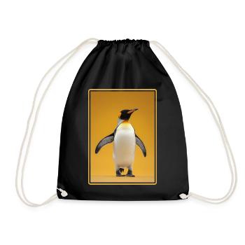 Penguins Penguin - Drawstring Bag - black - Front